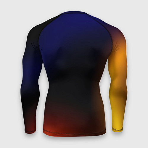 Мужской рашгард Color black red blue / 3D-принт – фото 2