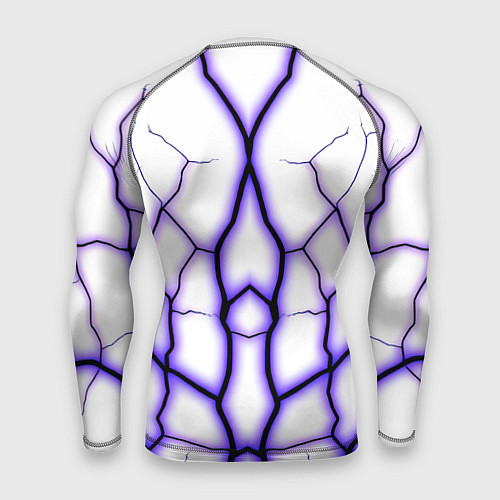 Мужской рашгард Color white purple / 3D-принт – фото 2