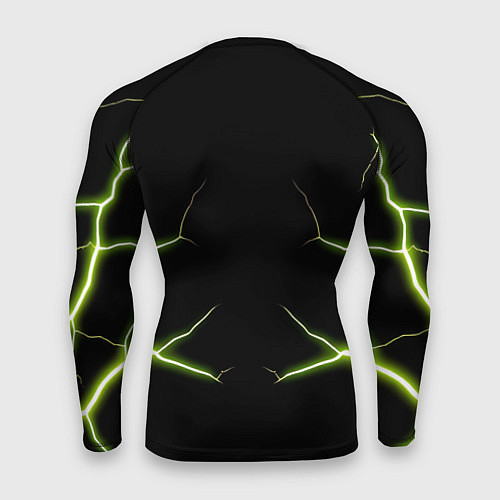 Мужской рашгард Color green black / 3D-принт – фото 2