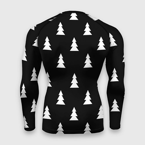 Мужской рашгард Ювентус ёлочки паттерн / 3D-принт – фото 2