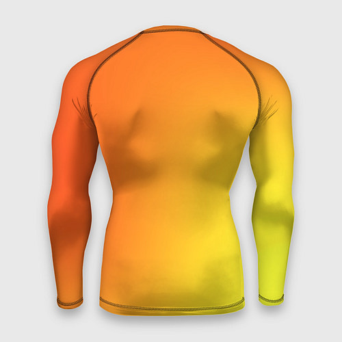 Мужской рашгард Color orange red / 3D-принт – фото 2
