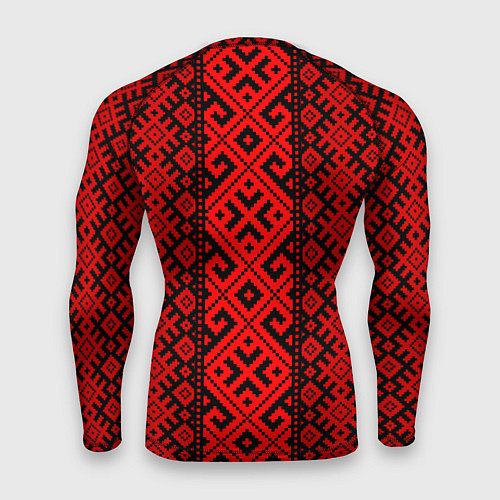 Мужской рашгард Стиль славянский орнамент / 3D-принт – фото 2