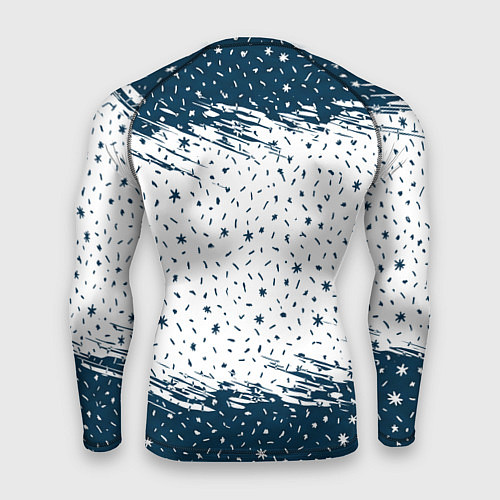 Мужской рашгард Шрек и Осел - новый год / 3D-принт – фото 2