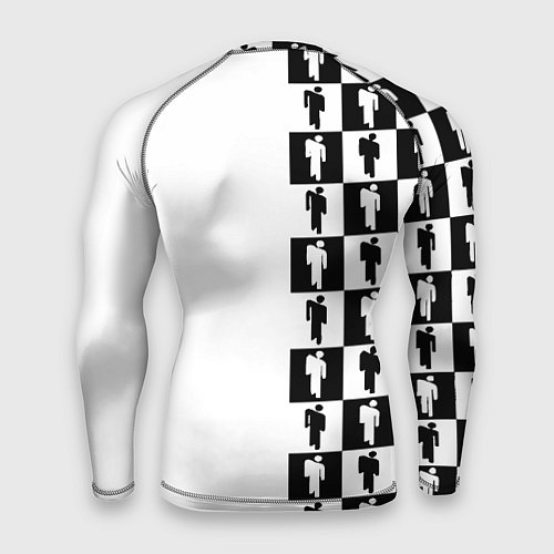 Мужской рашгард Ювентус паттерн люди / 3D-принт – фото 2