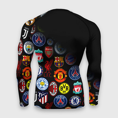 Мужской рашгард Манчестер логотипы команд / 3D-принт – фото 2