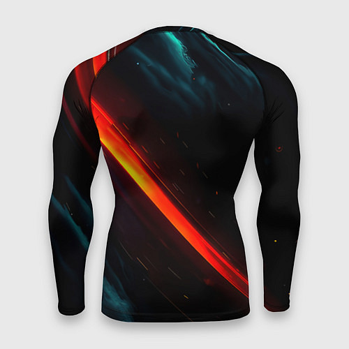 Мужской рашгард Манчестер Юнайтед абстракция / 3D-принт – фото 2