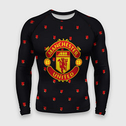 Мужской рашгард Манчестер Юнайтед розы текстура