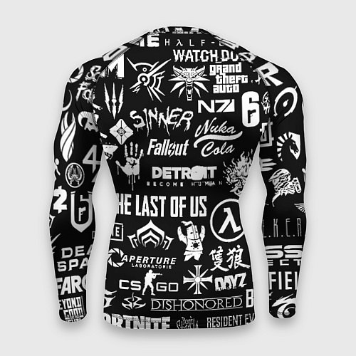 Мужской рашгард Манчестер сити логотипы игр / 3D-принт – фото 2