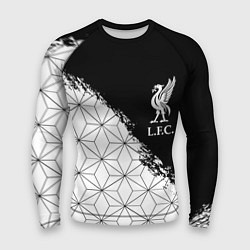 Рашгард мужской Liverpool краски текстура геометрия, цвет: 3D-принт
