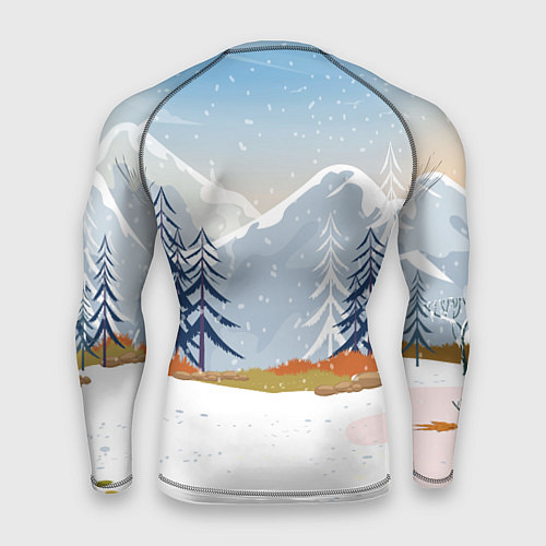 Мужской рашгард Лошадь с салатом Под шубой / 3D-принт – фото 2