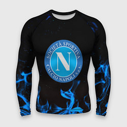 Мужской рашгард Наполи синий огонь