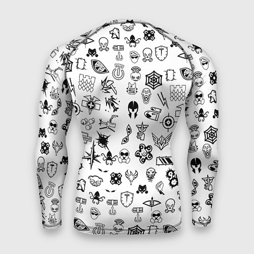 Мужской рашгард Borussia game pattern / 3D-принт – фото 2
