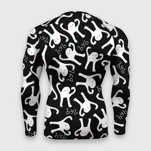 Мужской рашгард Ювентус x Ъуъ съука / 3D-принт – фото 2
