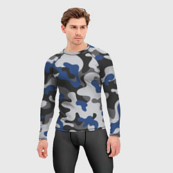 Рашгард мужской Зимний камуфляж, цвет: 3D-принт — фото 2