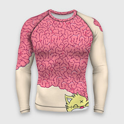 Рашгард мужской Drop Dead: Pink Brains, цвет: 3D-принт