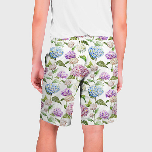 Мужские шорты Цветы и бабочки 4 / 3D-принт – фото 2