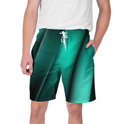 Шорты на шнурке мужские Emerald lines, цвет: 3D-принт