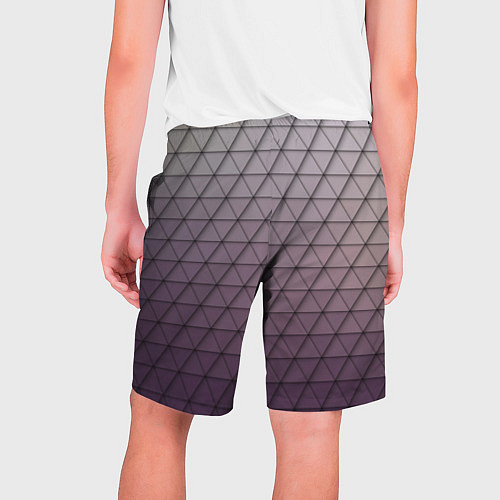 Мужские шорты Кольчуга из треугольников / 3D-принт – фото 2