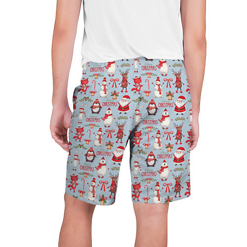 Мужские шорты Рождественская Милота / 3D-принт – фото 2