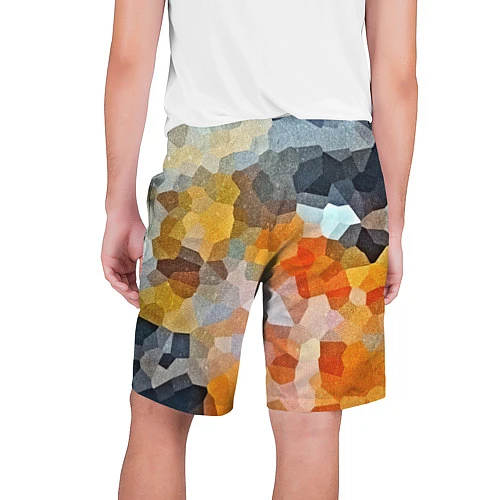 Мужские шорты Мозаика в блеске / 3D-принт – фото 2