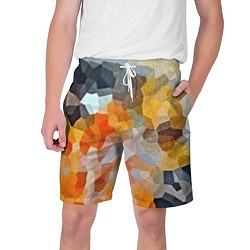 Шорты на шнурке мужские Мозаика в блеске, цвет: 3D-принт