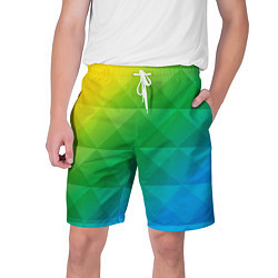 Шорты на шнурке мужские Colored wall, цвет: 3D-принт