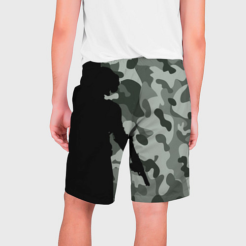 Мужские шорты PUBG: Camo Shadow / 3D-принт – фото 2