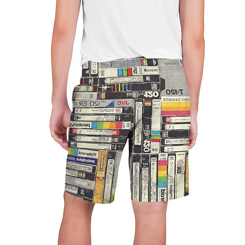 Мужские шорты VHS-кассеты / 3D-принт – фото 2