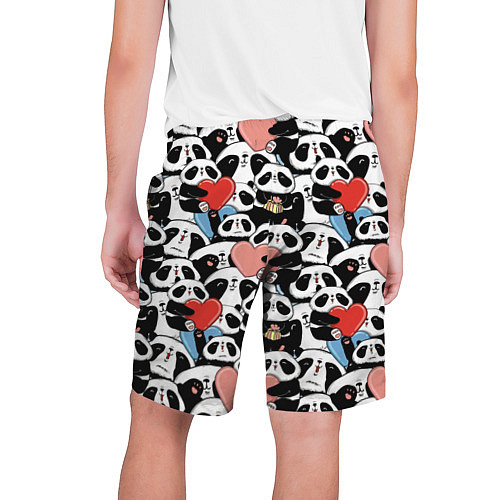 Мужские шорты Funny Pandas / 3D-принт – фото 2