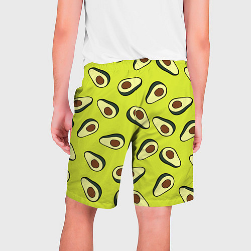 Мужские шорты Стиль авокадо / 3D-принт – фото 2