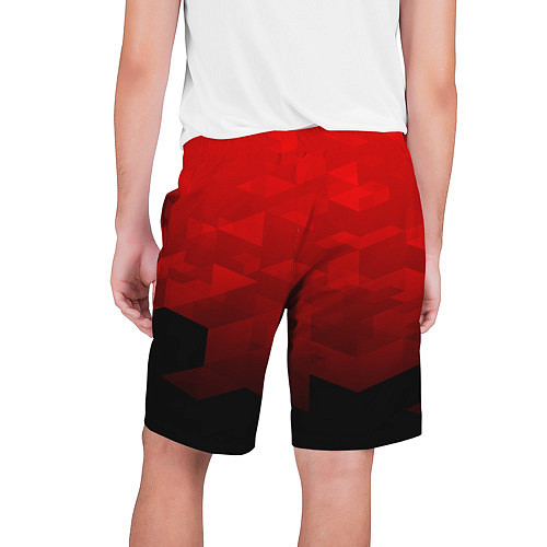 Мужские шорты FC Man UTD: Red Poly / 3D-принт – фото 2