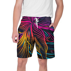 Шорты на шнурке мужские Floral Design, цвет: 3D-принт