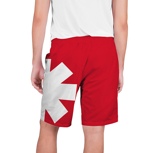 Мужские шорты RHCP: Red Style / 3D-принт – фото 2