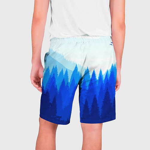 Мужские шорты Firewatch: Cold Wood / 3D-принт – фото 2