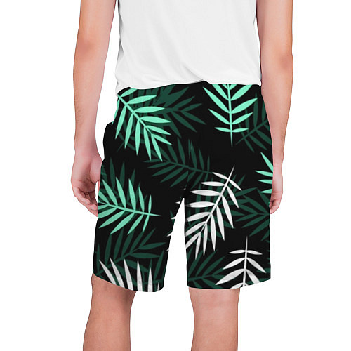 Мужские шорты Листья пальмы / 3D-принт – фото 2