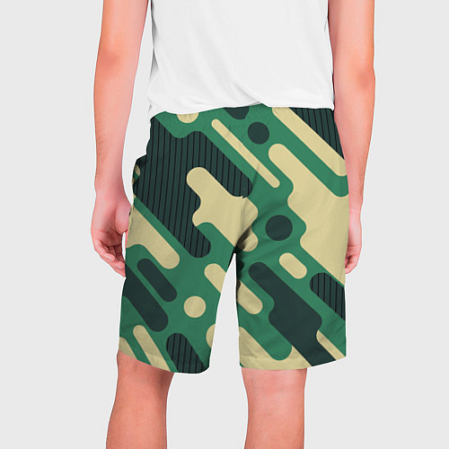 Мужские шорты Военный камуфляж / 3D-принт – фото 2