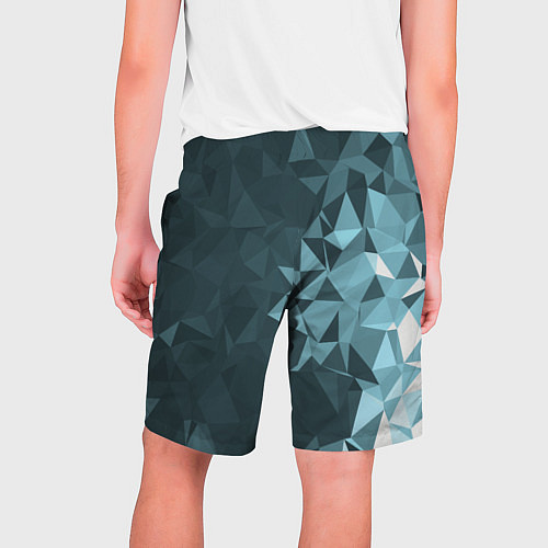 Мужские шорты Turquoise shift / 3D-принт – фото 2