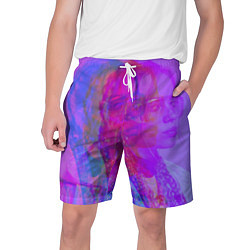 Шорты на шнурке мужские Billie Glitch Пастель, цвет: 3D-принт