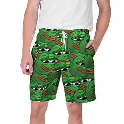 Шорты на шнурке мужские Pepe The Frog, цвет: 3D-принт