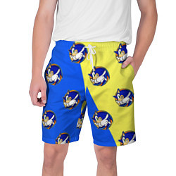 Шорты на шнурке мужские Sonic - Соник, цвет: 3D-принт