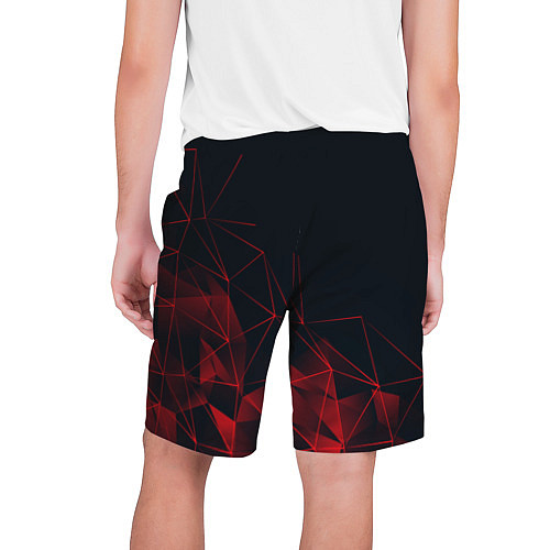 Мужские шорты RED STRIPES / 3D-принт – фото 2