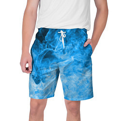 Шорты на шнурке мужские ОГОНЬ BLUE, цвет: 3D-принт