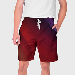 Шорты на шнурке мужские Пикси, цвет: 3D-принт