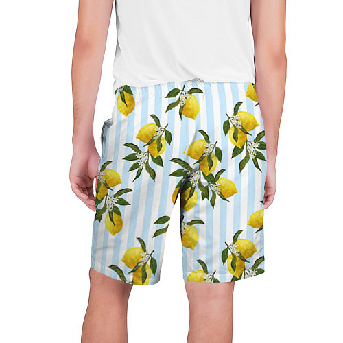 Мужские шорты Лимоны / 3D-принт – фото 2
