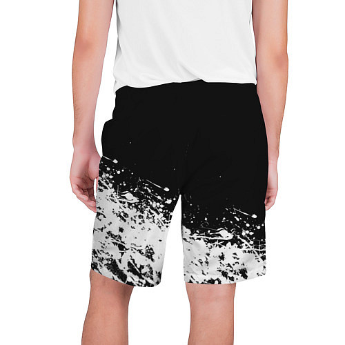 Мужские шорты Черный Клевер Черный Бык 6 / 3D-принт – фото 2