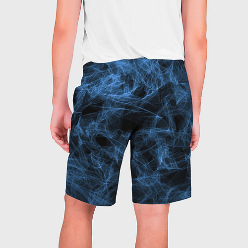 Мужские шорты Синий дым / 3D-принт – фото 2