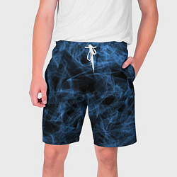 Шорты на шнурке мужские Синий дым, цвет: 3D-принт