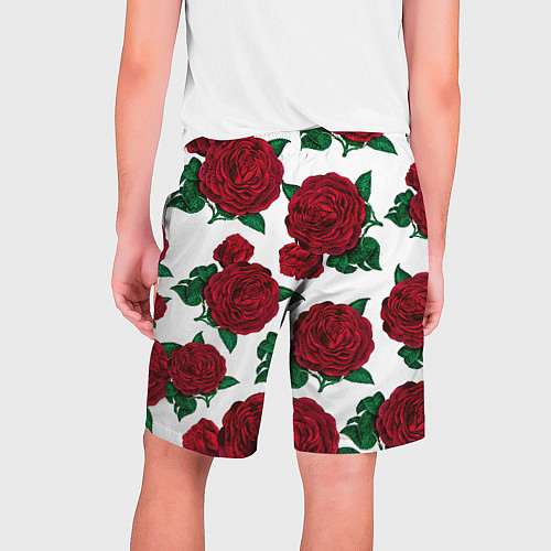 Мужские шорты Винтажные розы / 3D-принт – фото 2