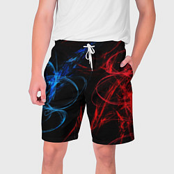 Шорты на шнурке мужские SMOKE COLOR, цвет: 3D-принт