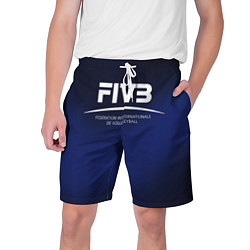 Шорты на шнурке мужские FIVB Volleyball, цвет: 3D-принт